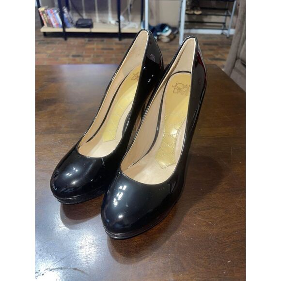 David Joan black patent leather heels 8.5 - Picture 1 of 9